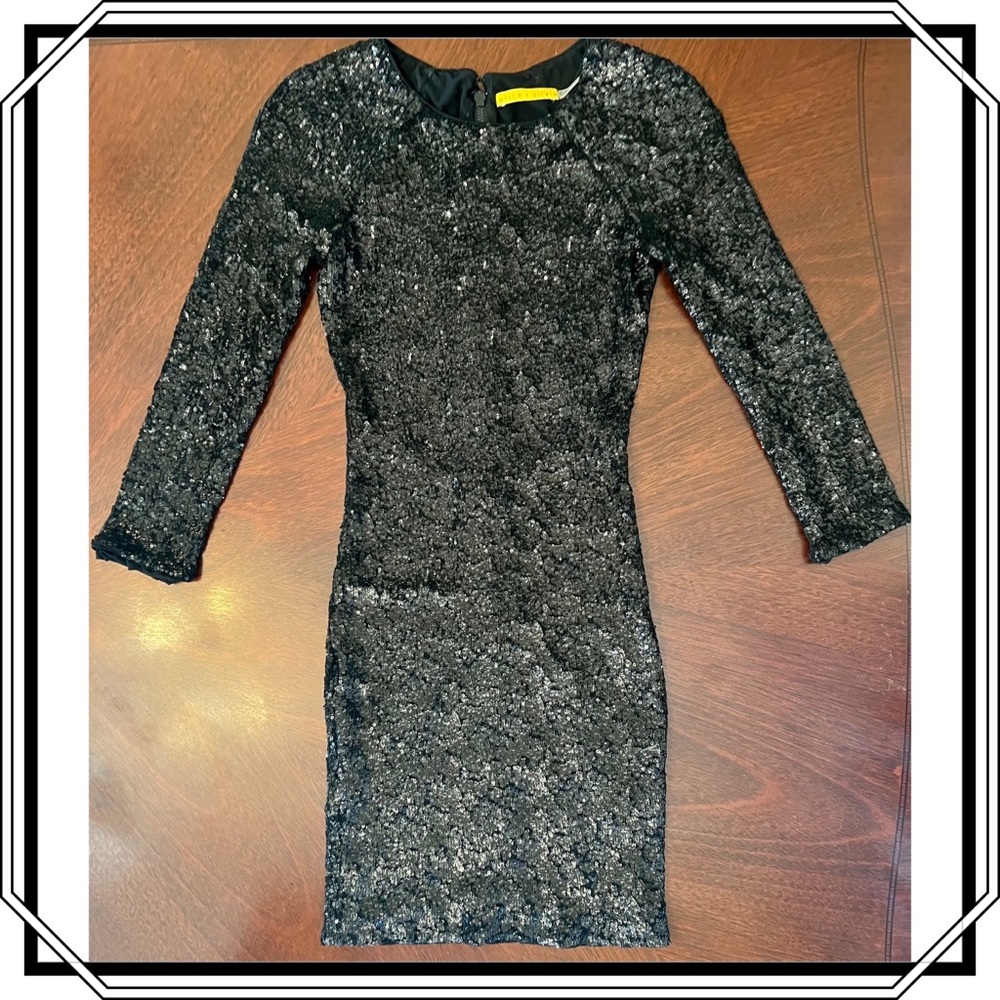 Alice and Olivia Nika Sequin Dress (EUC) - Picture 6 of 10